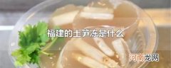 福建的土笋冻是什么
