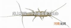 床上发现一个衣鱼虫要怎么办